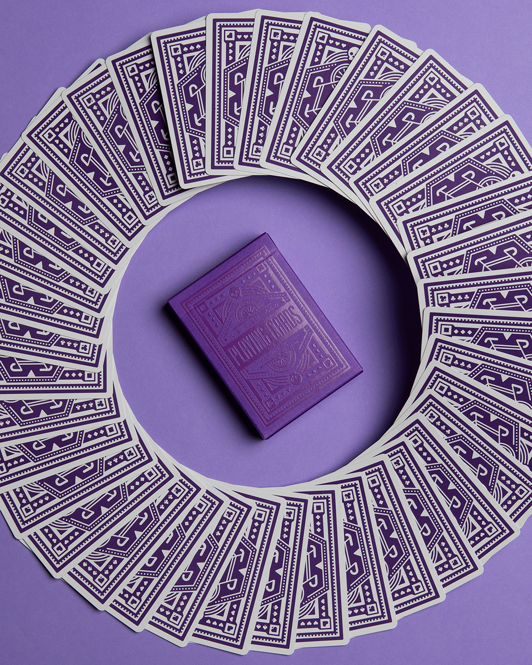 DKNG 'Purple Wheels' Playing cards