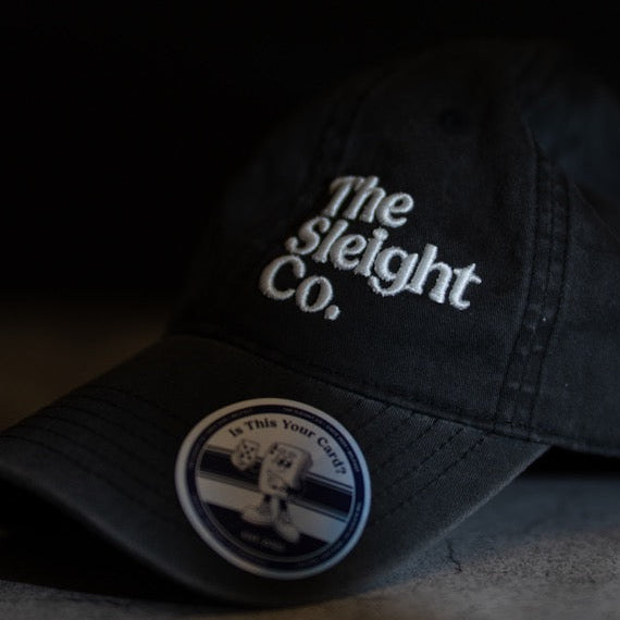 Casquette de baseball noire délavée The Sleight Co