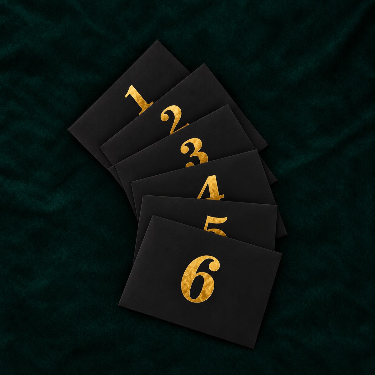 Number Pro Envelopes (6 Pack) By The Sleight Co