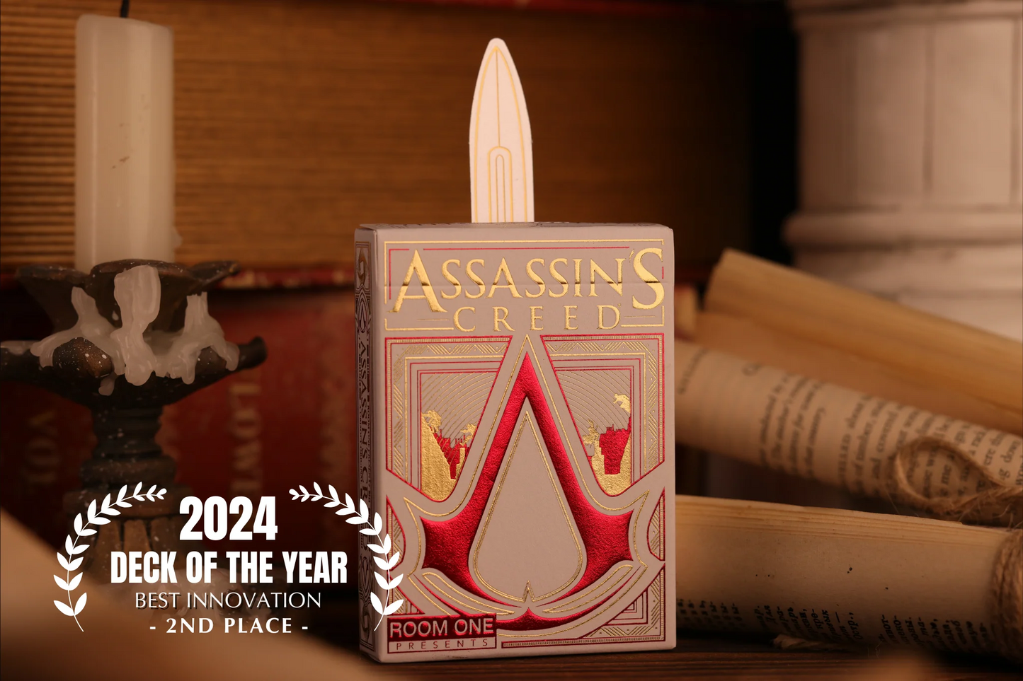 Assassin's Creed Legacy (Hidden Blade White) Playing Cards By Room One