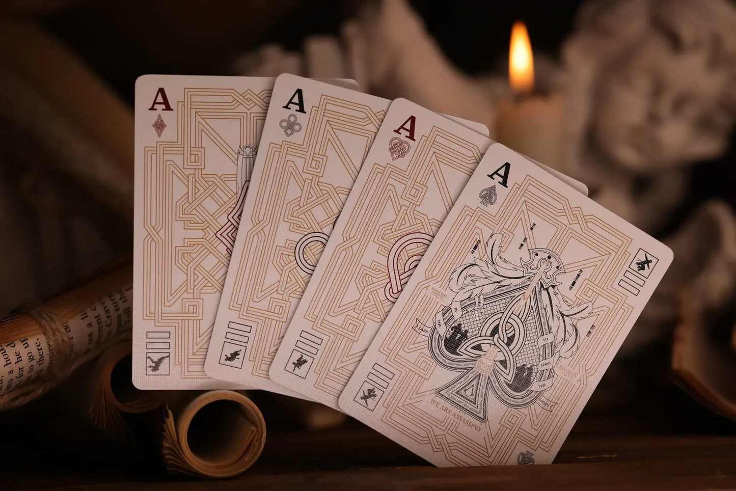 Assassin's Creed Legacy (Hidden Blade White) Playing Cards By Room One