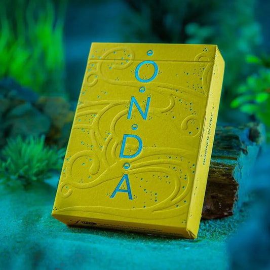 ONDA V2 (Yellow) by Jocu Playing Cards