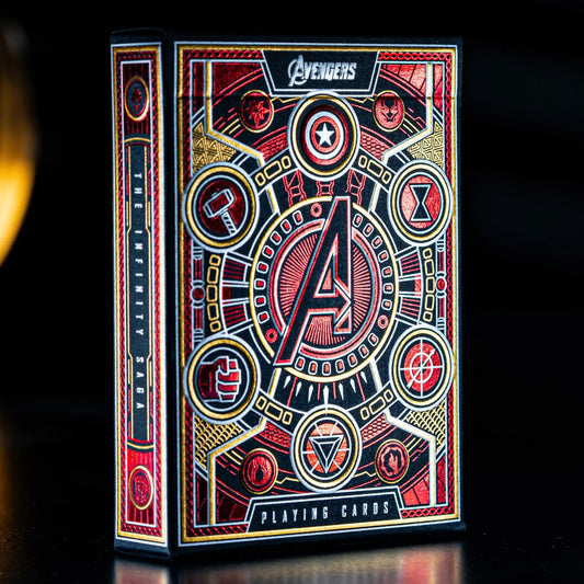 Avengers: (Red Edition) Playing Cards by Theory11