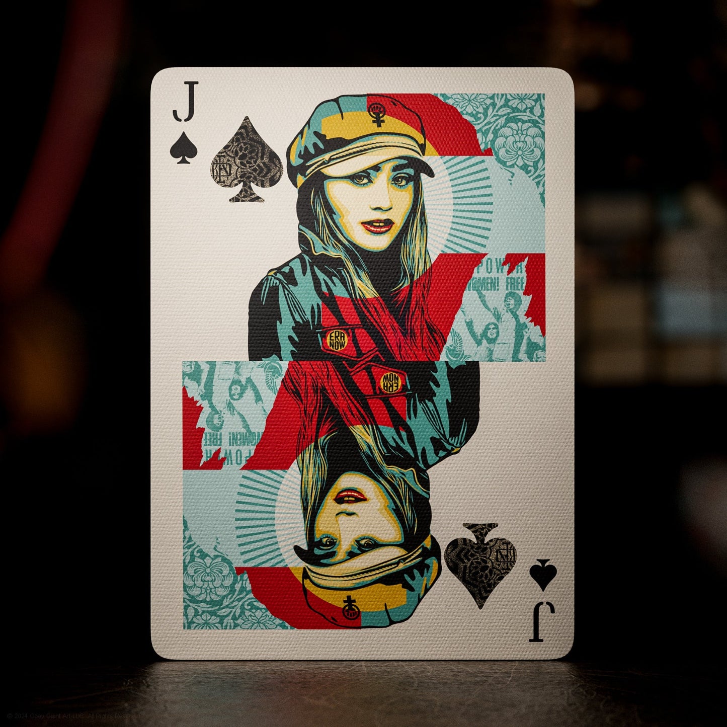 Obey (Gold) Playing Cards By Theory 11