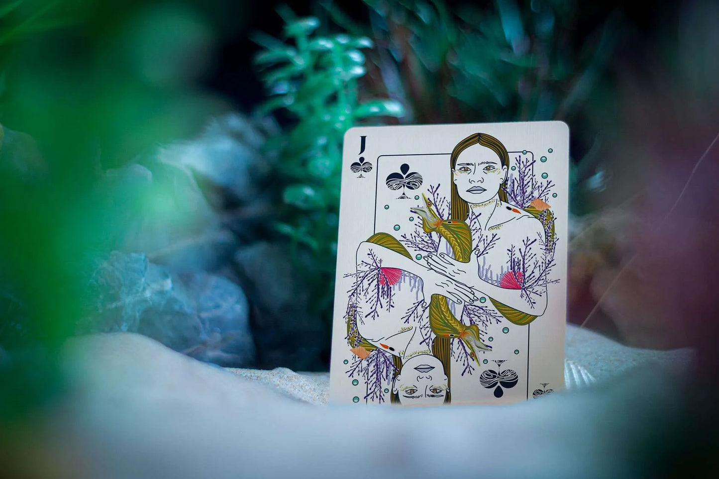 ONDA V2 (Yellow) by Jocu Playing Cards
