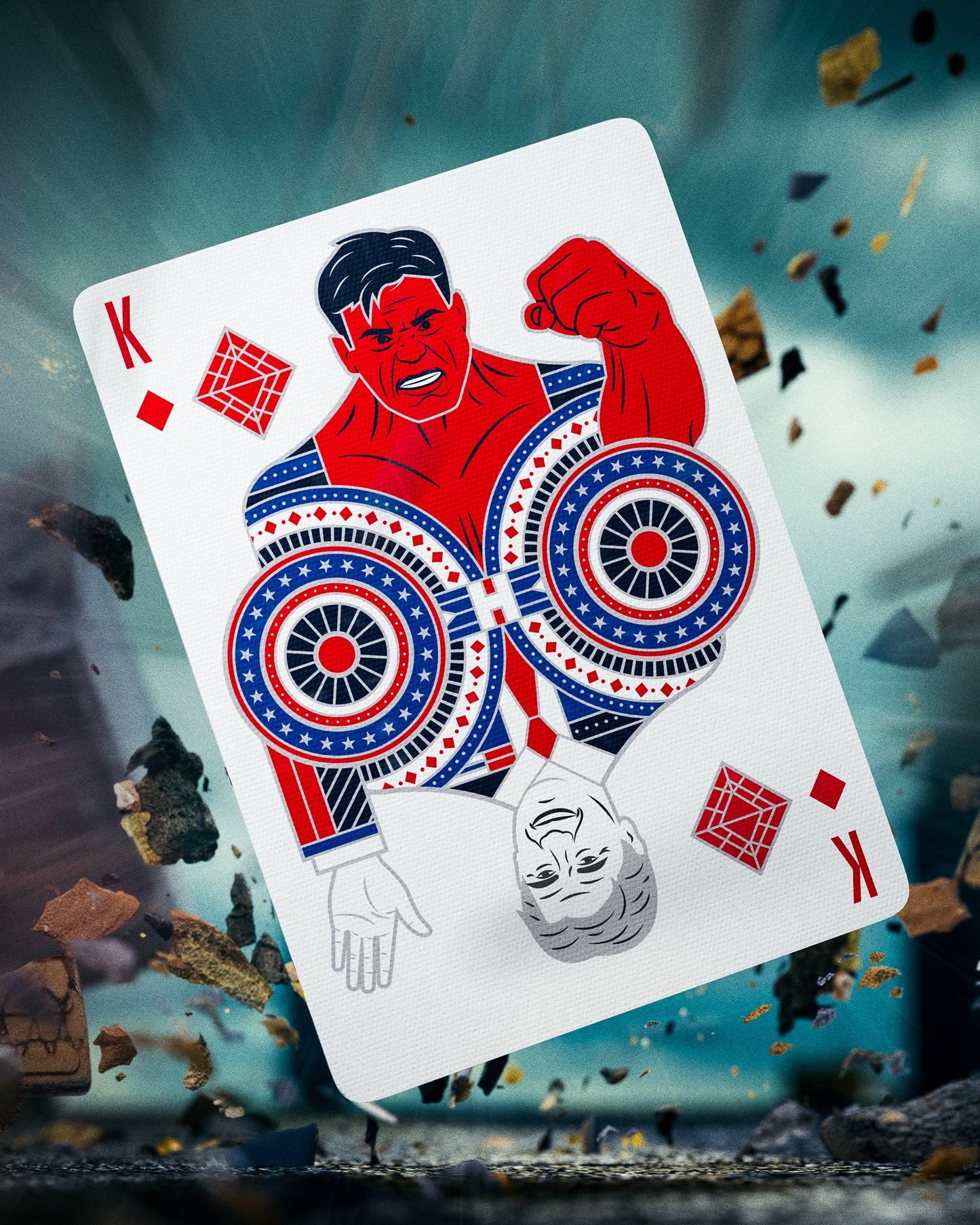 Captain America Playing Cards by Theory 11
