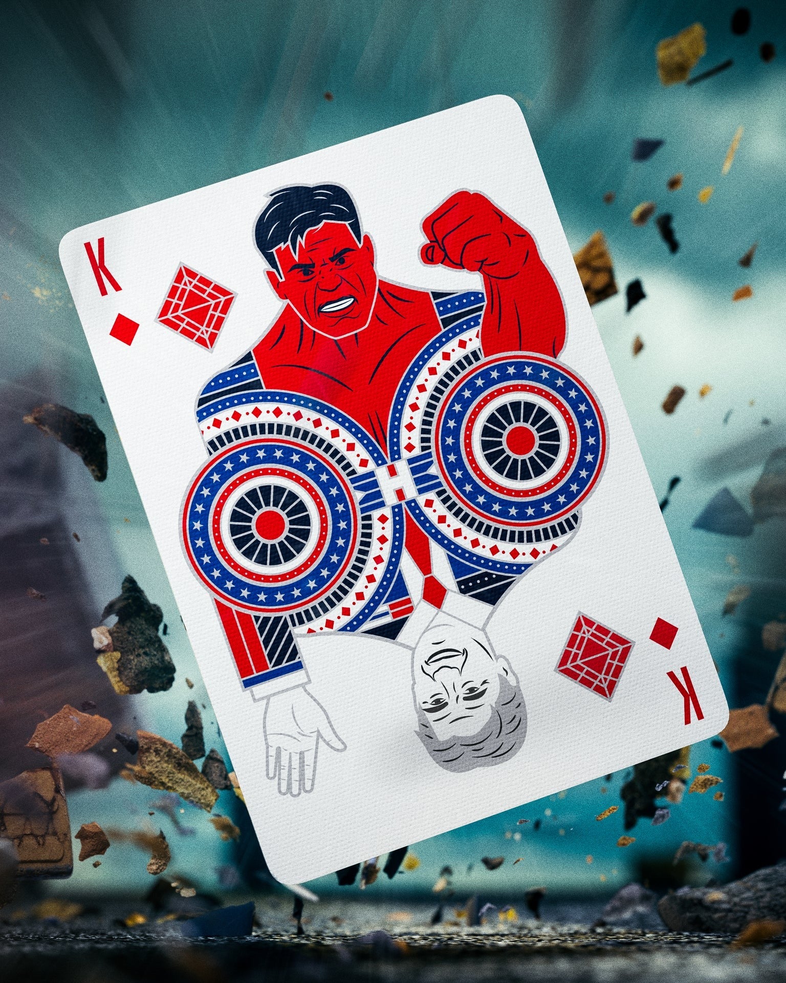 Captain America Playing Cards by Theory 11