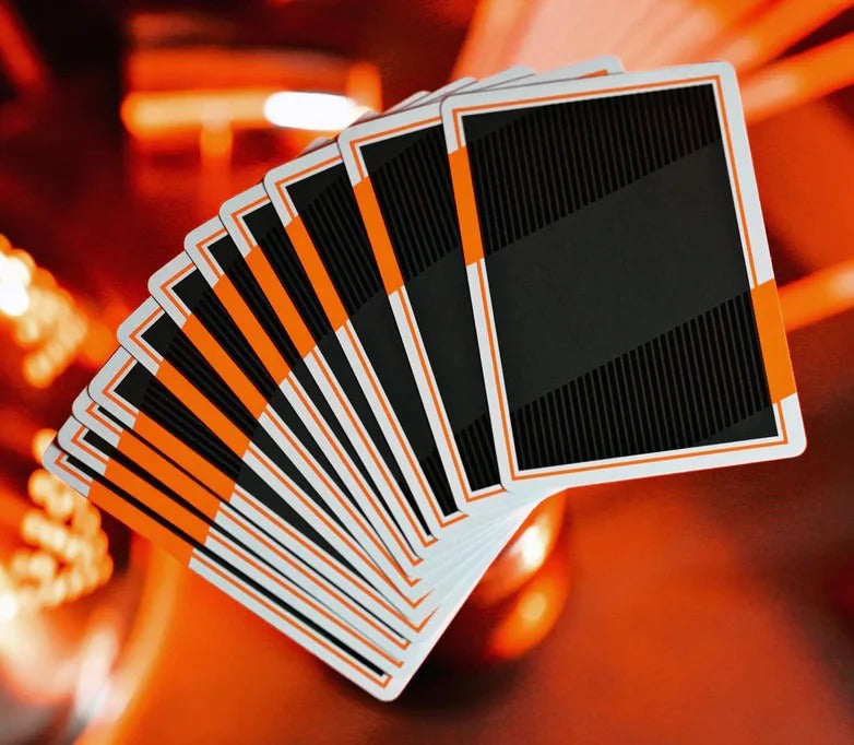 NOC3000X3 : Black/Orange (Human) Playing Cards By NOC