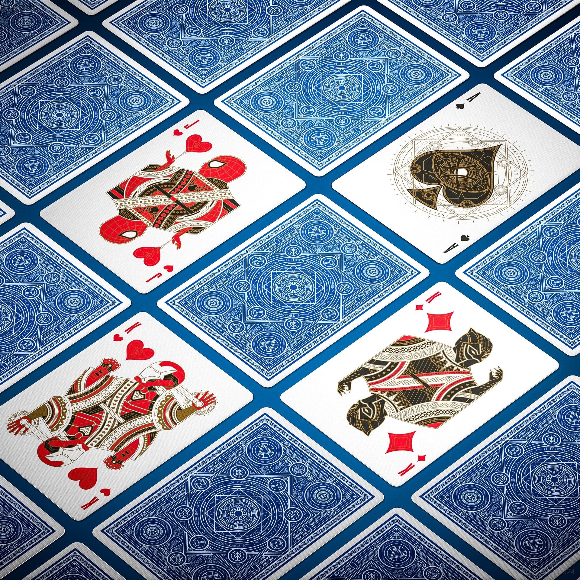 Avengers: (Blue Edition) Playing Cards by Theory11