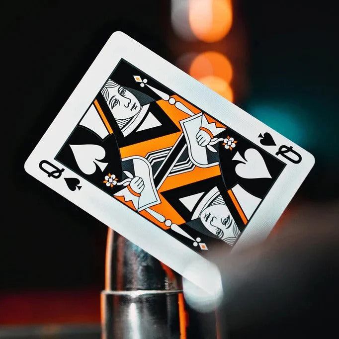 NOC3000X3 : Black/Orange (Human) Playing Cards By NOC