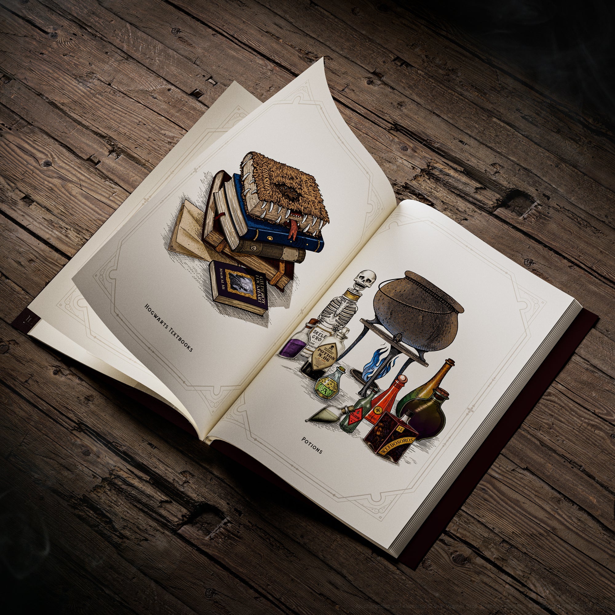 Harry Potter Self-Colouring Book By Theory 11