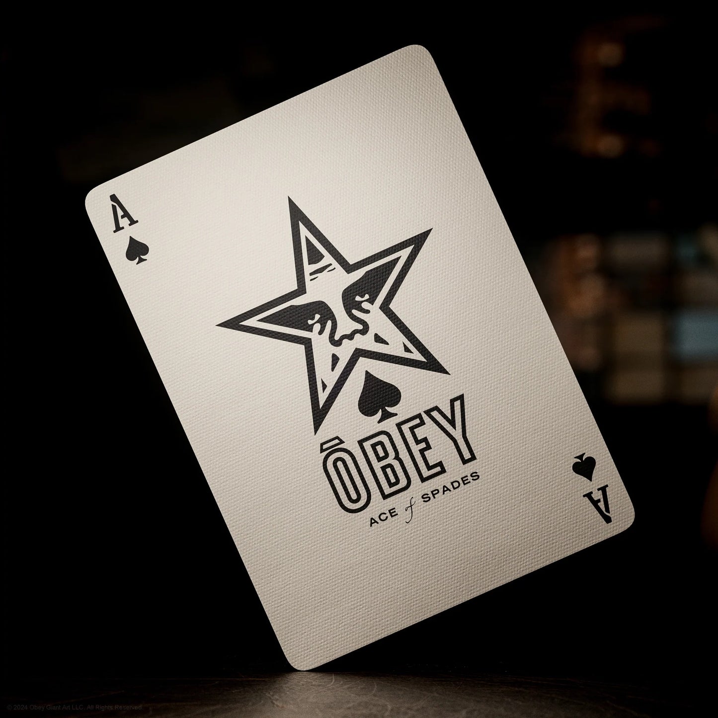 Obey (Gold) Playing Cards By Theory 11