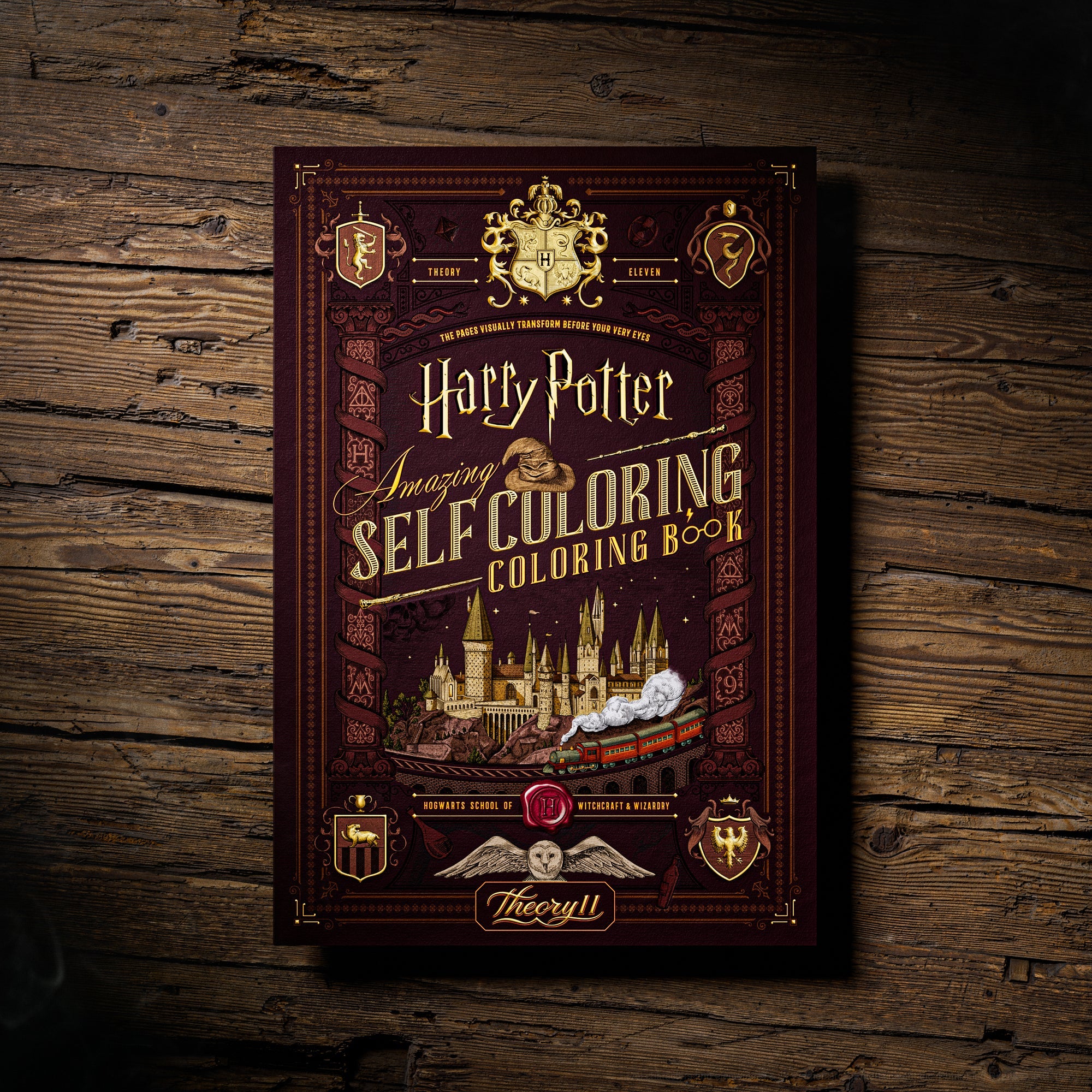 Harry Potter Self-Colouring Book By Theory 11