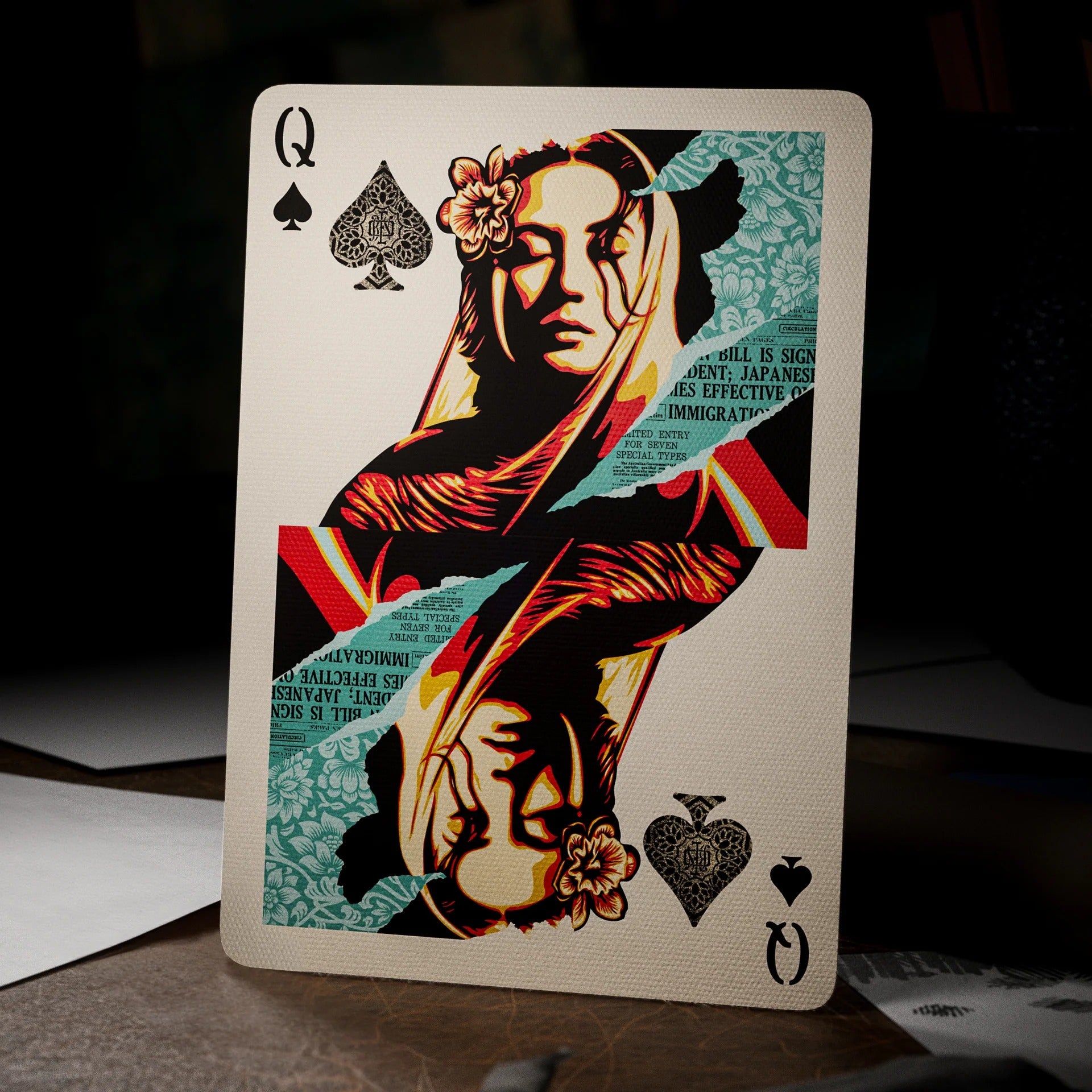 Obey (Gold) Playing Cards By Theory 11