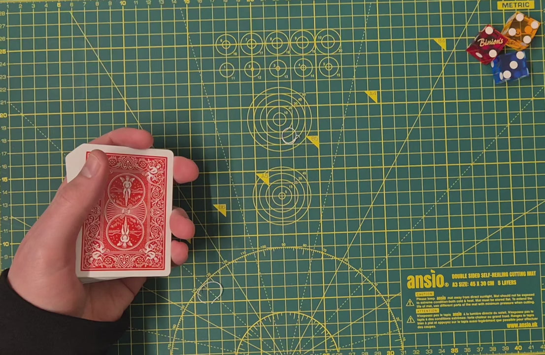 Bicycle® Red Rider Back Expert Svengali Deck By Decksmith Cards