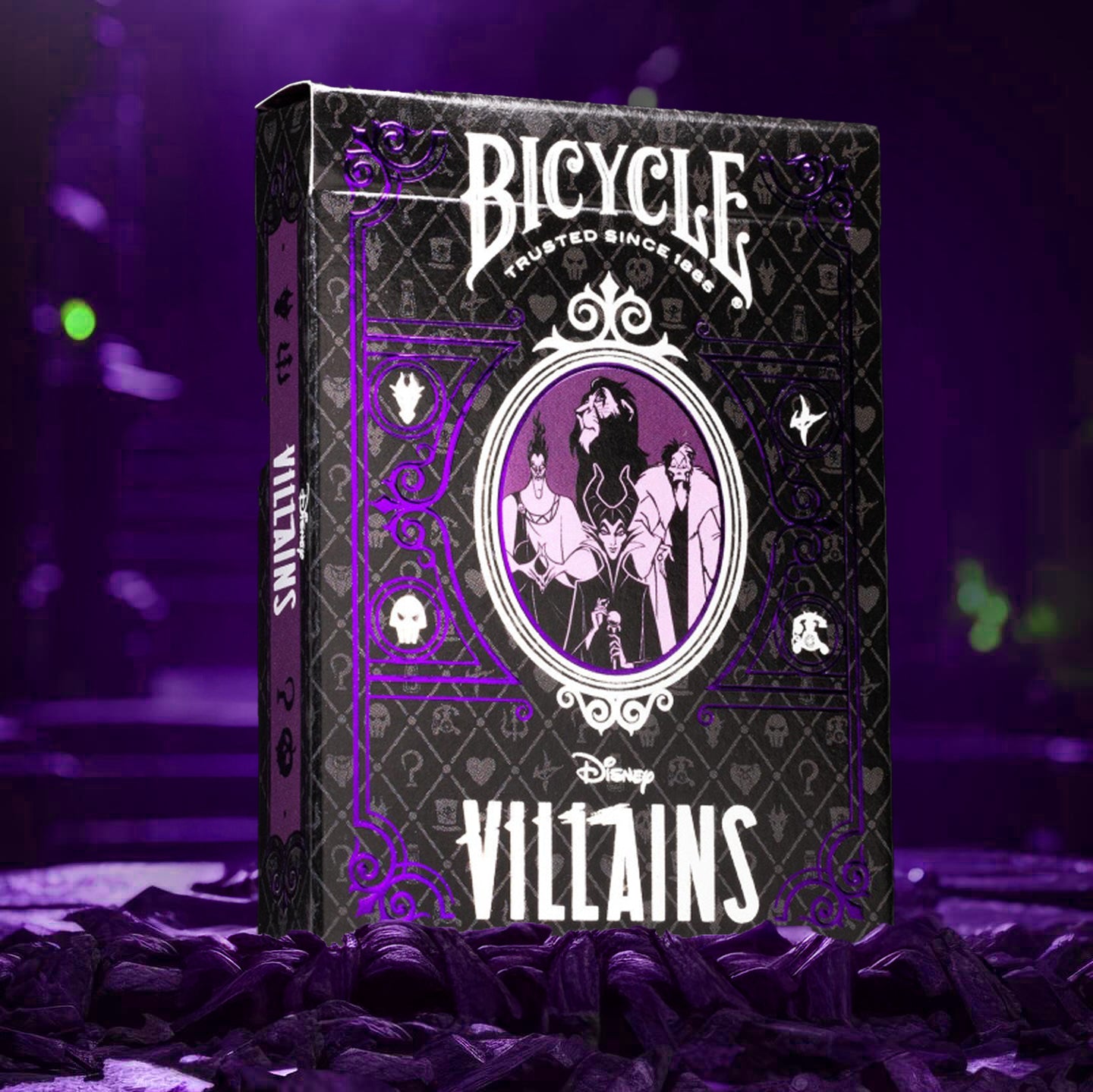 Bicycle® Disney Villains (Purple) Playing Cards